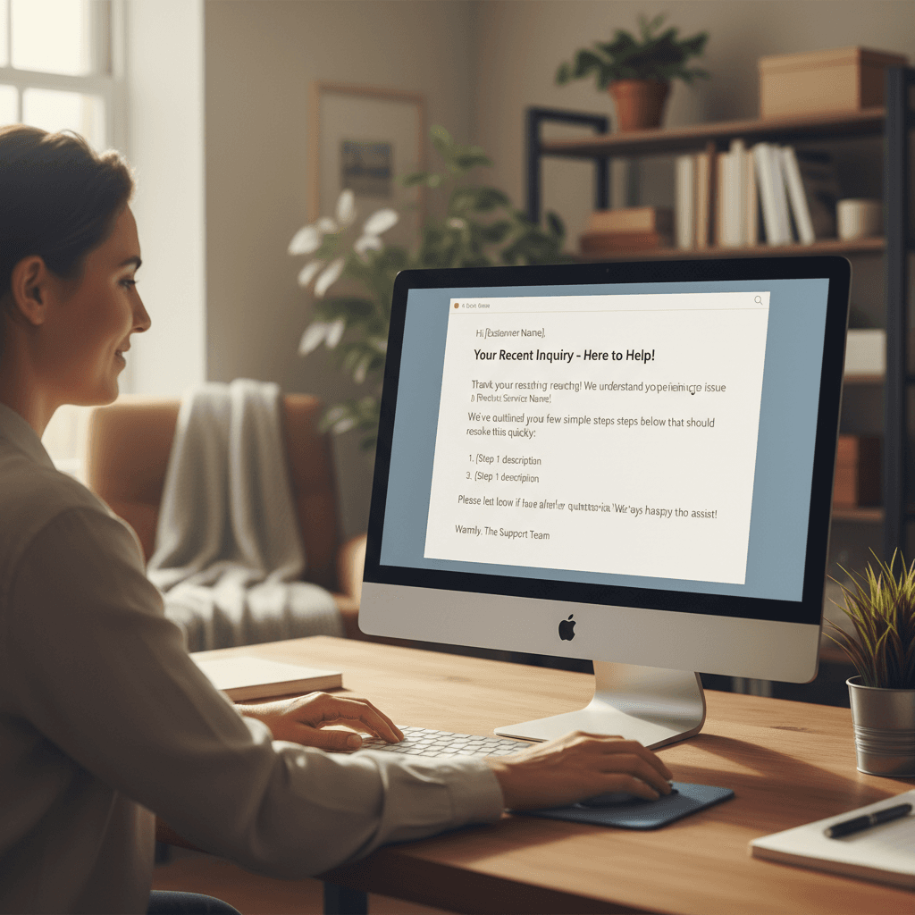 Email support response from printer help professional